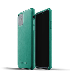  Mujjo Full Leather Case for iPhone 11, Alpine Green 