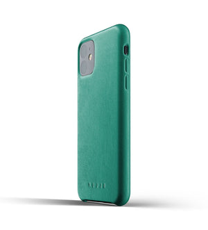  Mujjo Full Leather Case for iPhone 11, Alpine Green 